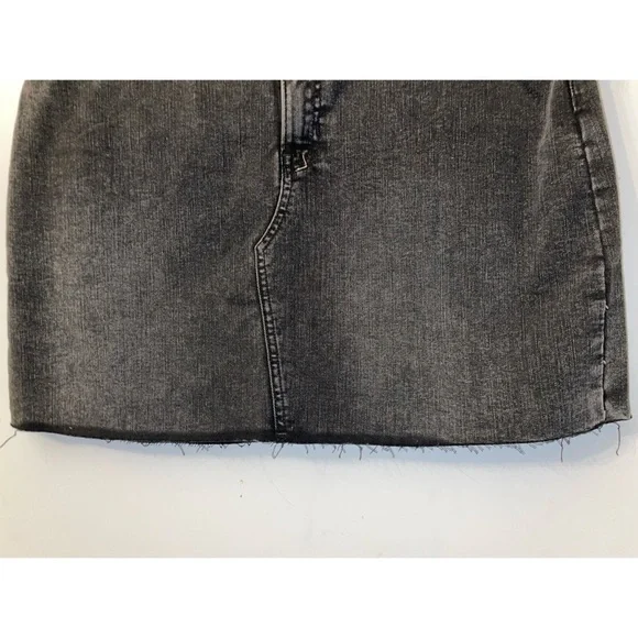 Banana Republic Denim Mini Skirt Washed Black - Picture 4 of 7